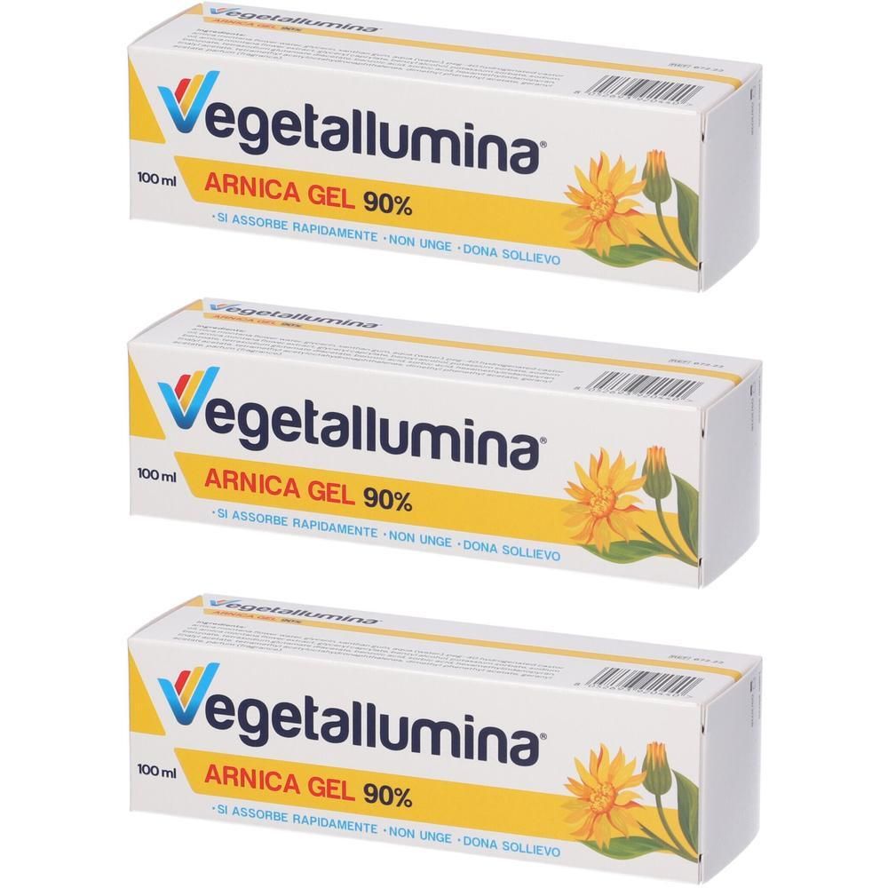 Vegetallumina Gel Arnica 3x100 ml
