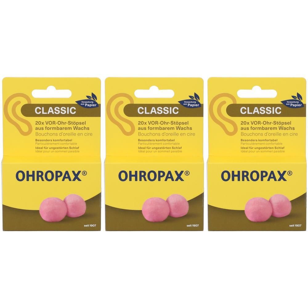 Ohropax Classic Auricolari In Cera 3x20 St