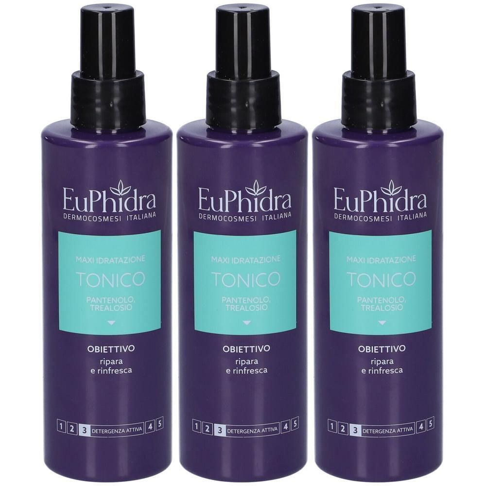 Euphidra Maxi Idratazione Tonico Pantenolo 3x200 ml