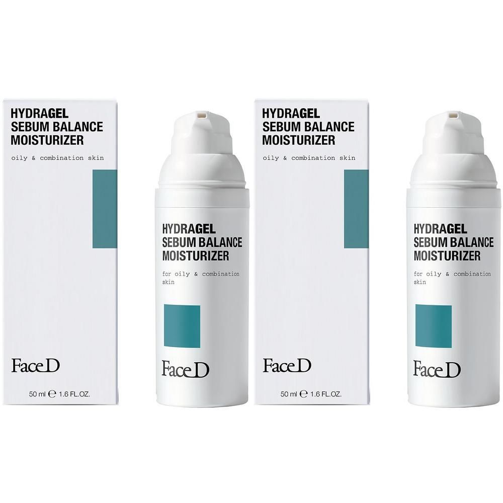 Face D Hydragel Crema Viso Pelli grasse e miste 2x50 ml