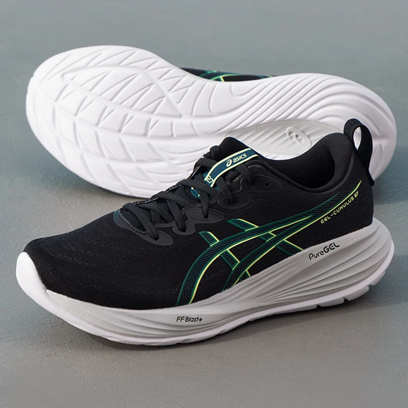 Asics Herrenschuhe Gel-Cumulus 27, Sportschuhe, Fitness-Training, Dämpfung, lässige Laufschuhe, 1011B960-500