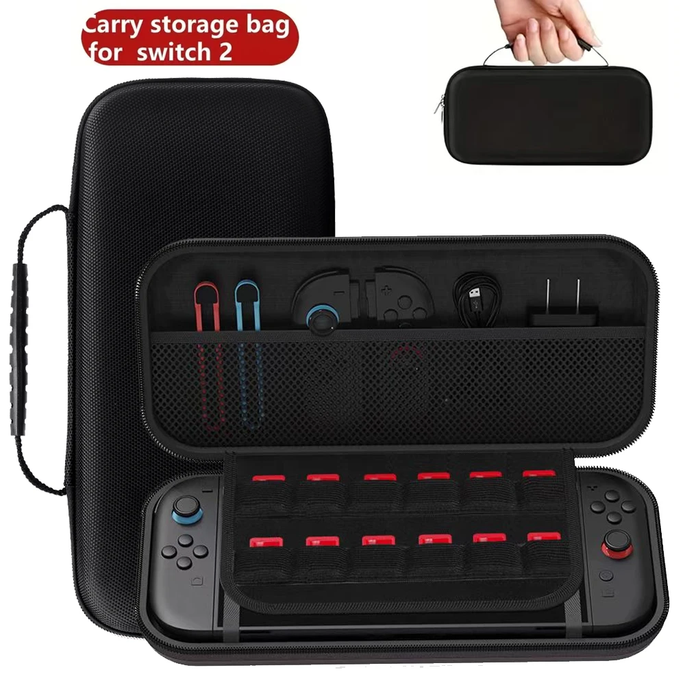 Reise-Tragetasche für NS Switch 2-Konsole, EVA-Hartschale, stoßfeste Aufbewahrungstasche, Schutztasche für Switch 2-Zubehör Image