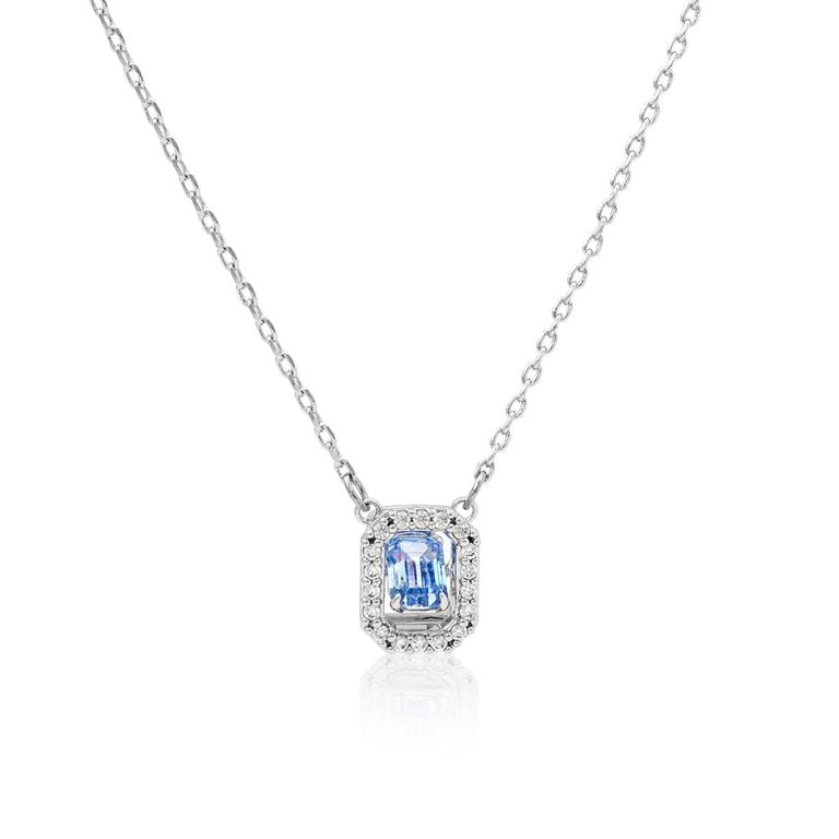 Millenia Octagon Step Cut Fancy Light Necklace - Metallic - Swarovski Necklaces