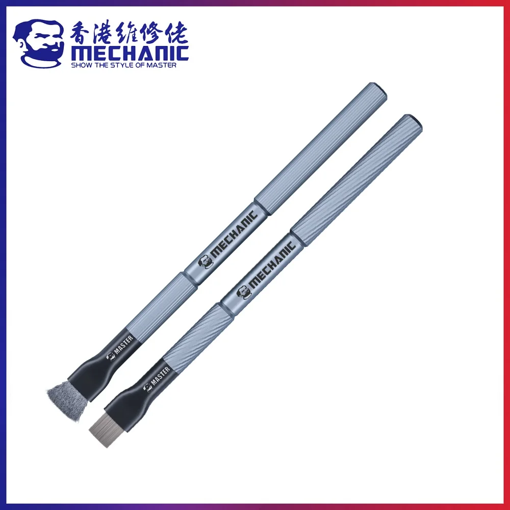 MÉCANICIEN-Brosse en acier pour le retrait de la colle des puces de carte mère, tampon IC, livres, carte PCB BGA, circuit CPU, nettoyage de la poussière, outils de réparation
