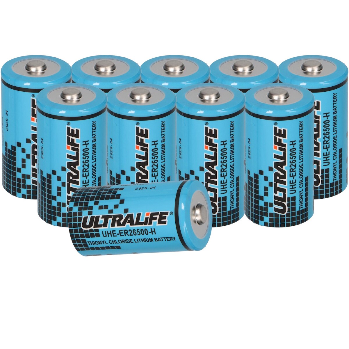 10x Ultralife UHE-ER26500 bobbin cell - C Rundzelle Lithium-Thionylchlorid 3,6V 9000mAh LS26500 Image