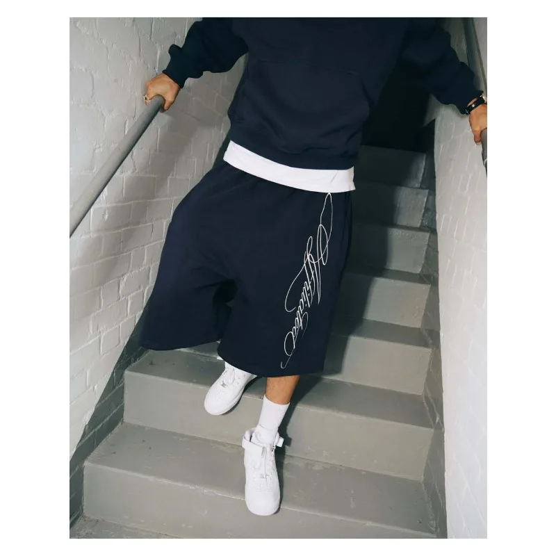 Retro-Hip-Hop-Sommermode, lockere, lässige, dunkle Gothic-Style-Shorts für Herren, geeignet für Männer und Frauen.