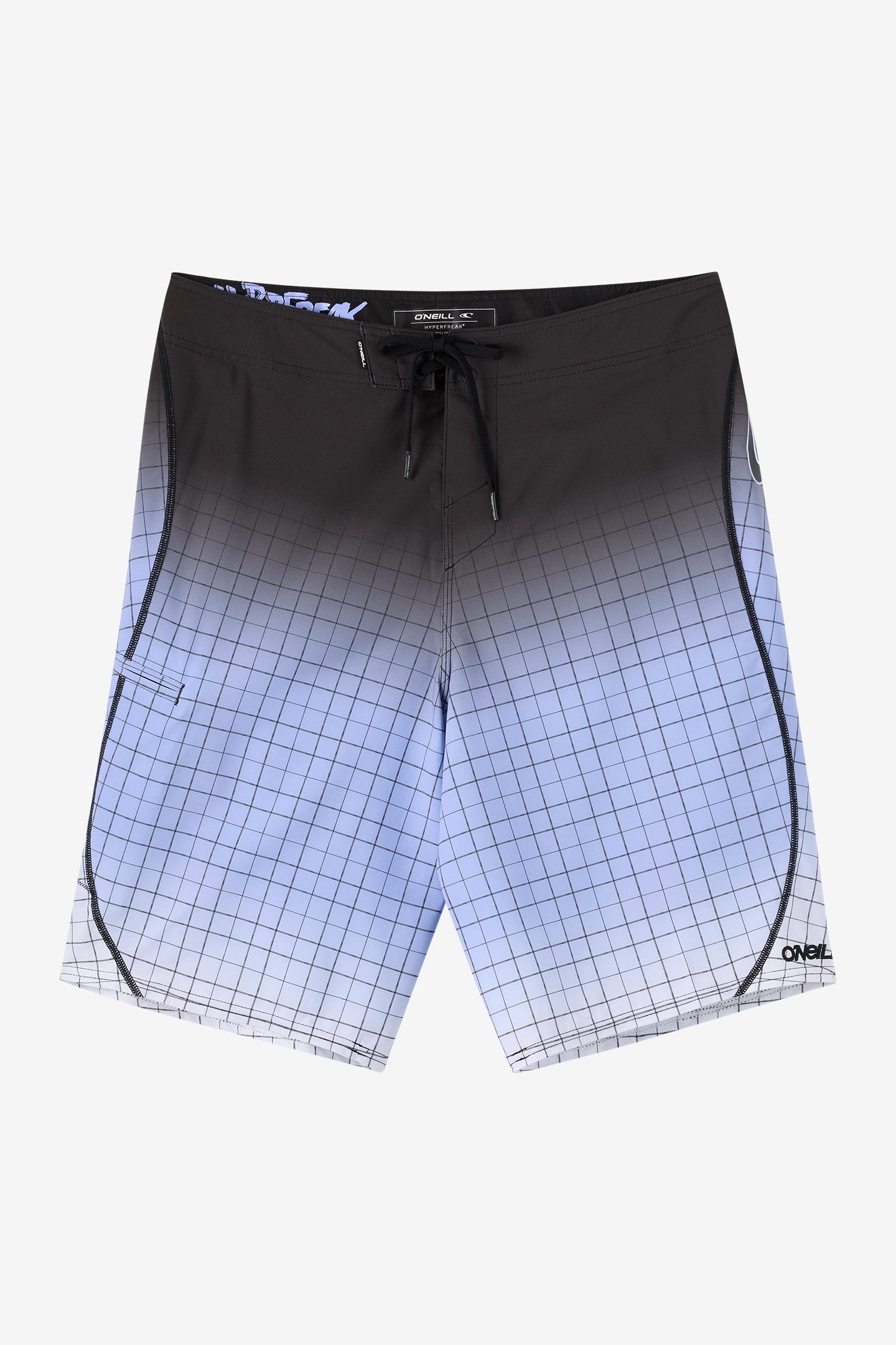 O'Neill Men's Hyperfreak S-Seam Re-Issue 21"" Board Shorts in Blue Jelly, Size 31, Elastane/Polyester