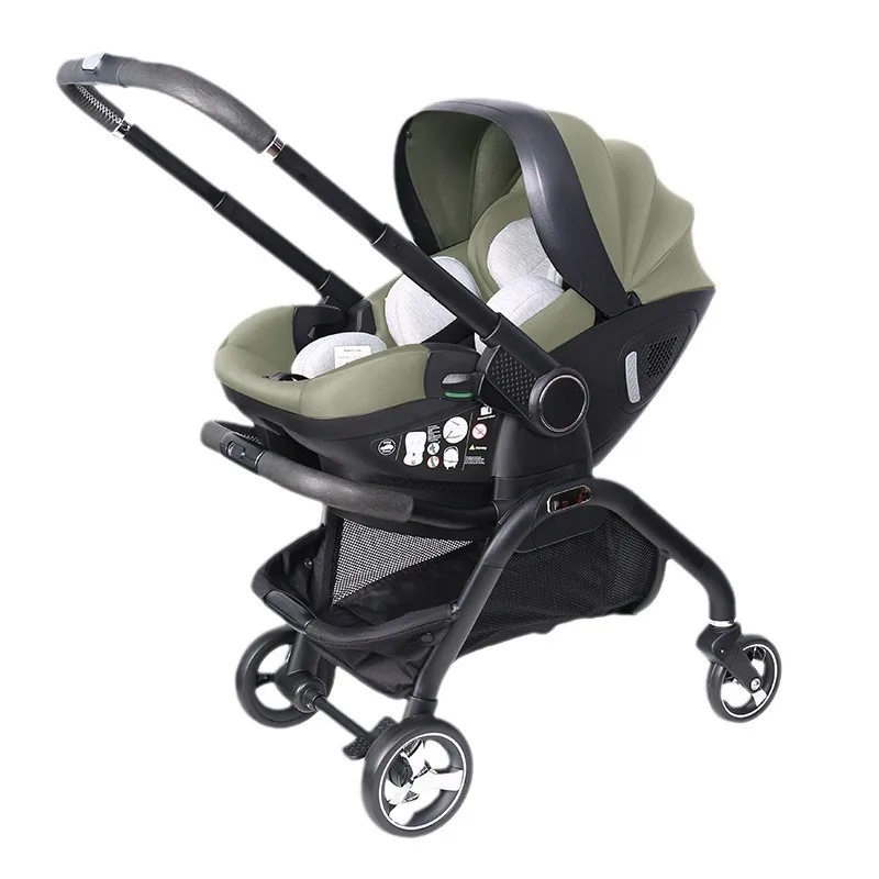 NEUE Baby Kinderwagen 3in1 Neugeborenen Tragbare Kind Auto Sitz Luxus Baby Kinderwagen multifunktionale Baby Wagen zwei-weg EU lager Image
