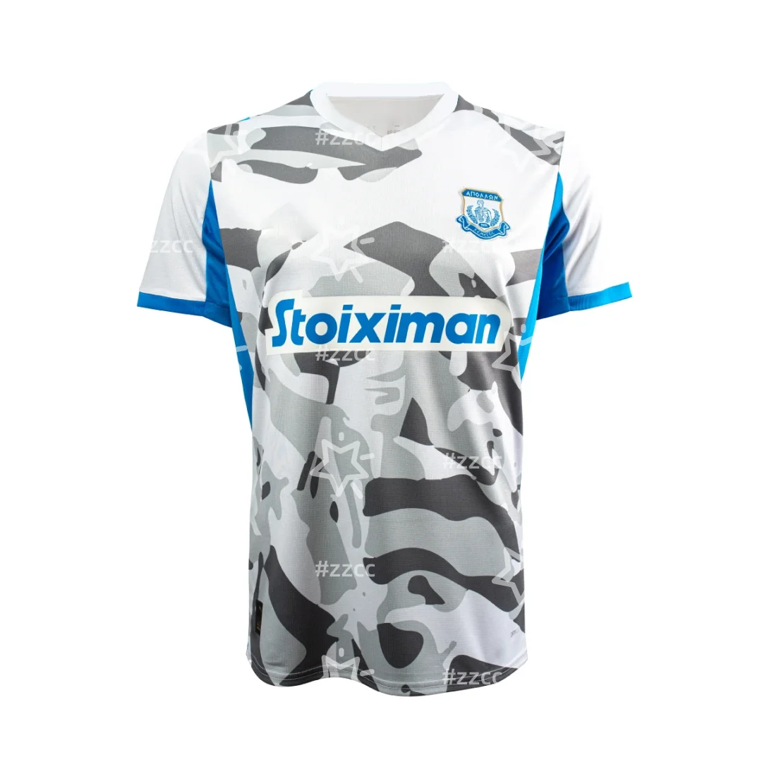 Maillot de football domicile Apollon Limassol 25-26, ensemble d'entraînement, T-shirt de sport d'été pour homme, vêtements pour enfant, maillot de cyclisme ﻿