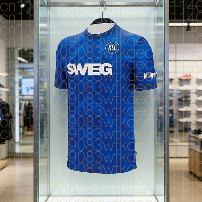 Maillot de football respirant pour homme Allemagne 2026, domicile et extérieur, séchage rapide, Karlsruher S-SC-C, pour la famille et les enfants