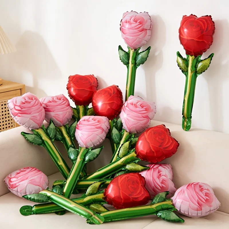 10/20/50 Stück Mini-Rosenballons zum Valentinstag, Muttertag, Verlobung, Geburtstag, Lehrertag, Dekoration, Geschenke, Babyparty-Dekorationen Image