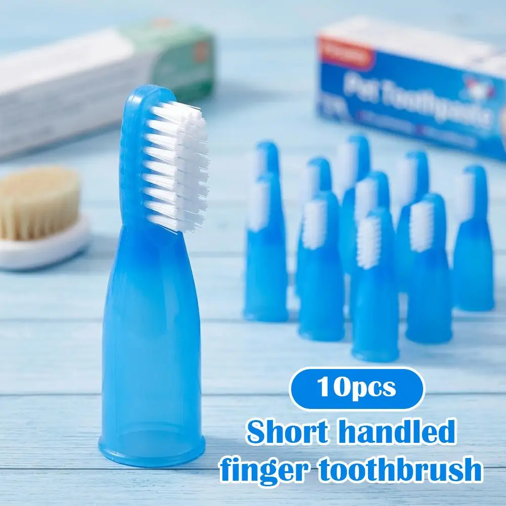 10 Stück Haushalts-Zahnbürsten Mini-Zahnbürsten für Gefängnis, Finger-Zahnbürsten, Kleine Plastik-Reinigungsbürsten, Tragbare Reisebürsten Image