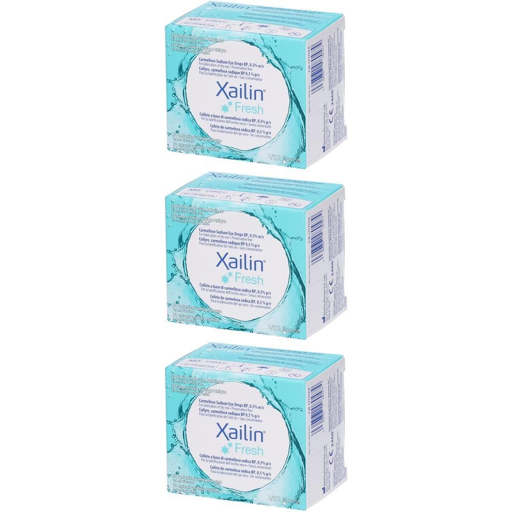 Collirio Xailin Fresh 30 Flaconcini X 0,4 Ml 3x30x0,4 ml Gocce oftalmi