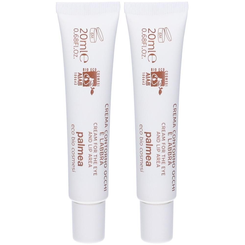 Palmea Eco Bio Cosmesi Intensivi Crema Contorno Occhi e Labbra 2x20 ml