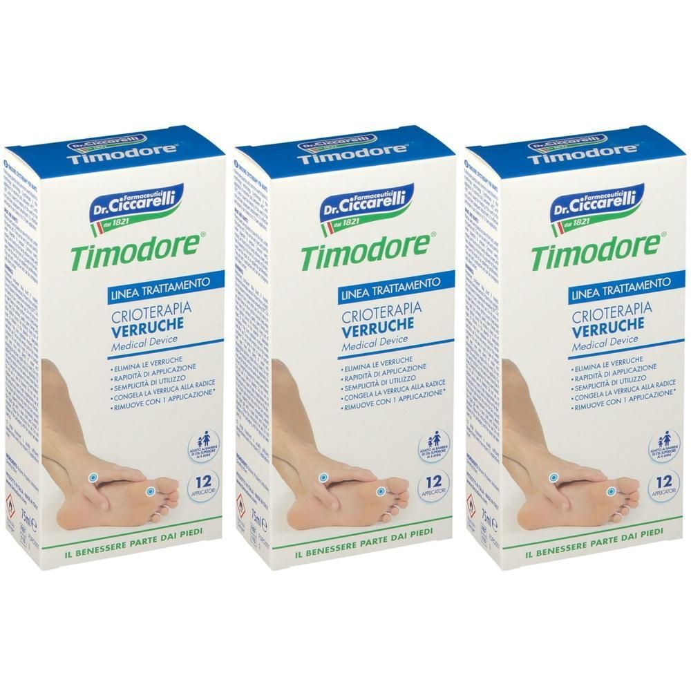 Timodore® Spray Antiverruche 3x75 ml
