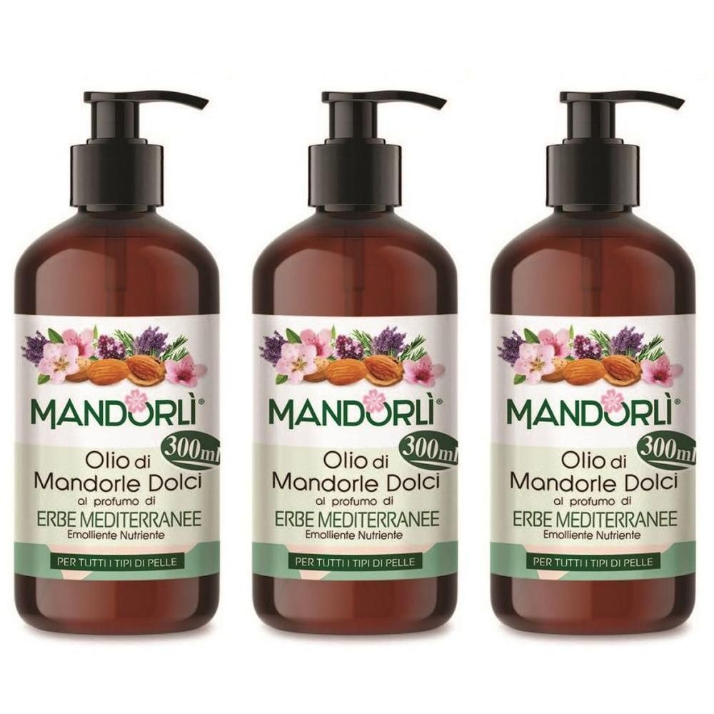 Mandorlì Olio Di Mandorle Dolci 3x300 ml