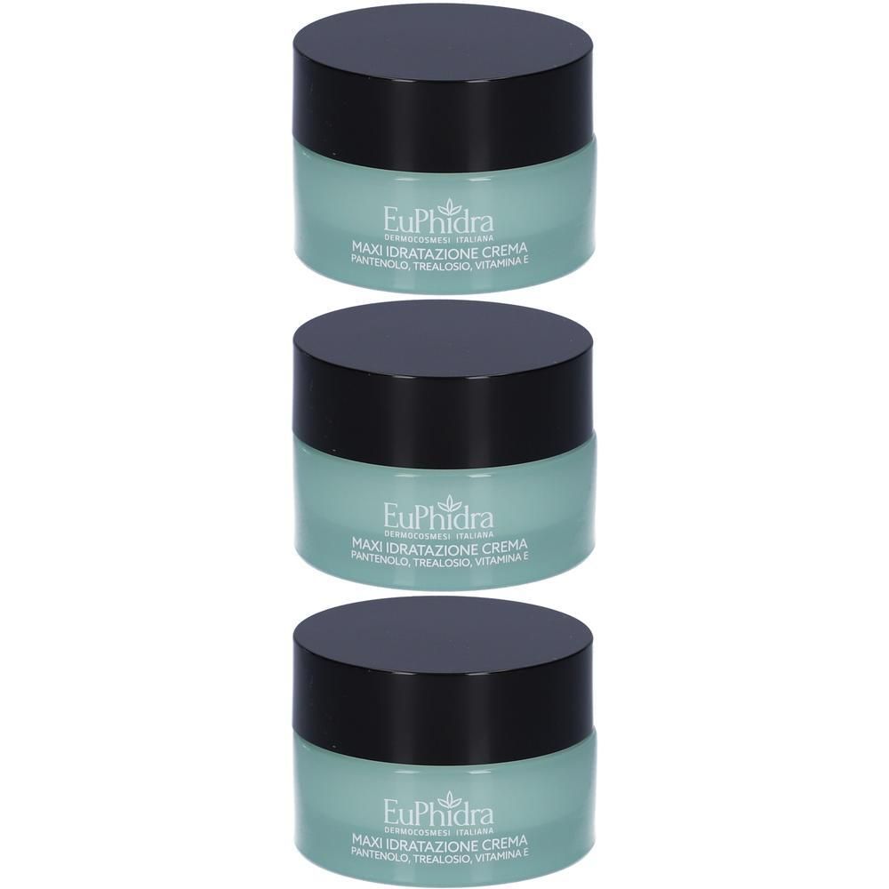 Euphidra Maxi Idratazione Crema Ricca Pantenolo 3x50 ml