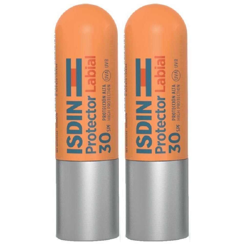 ISDIN Protettore Labiale SPF30 Protezione Solare Labbra 2x4,8 g Rosset