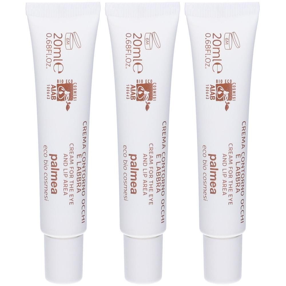 Palmea Eco Bio Cosmesi Intensivi Crema Contorno Occhi e Labbra 3x20 ml