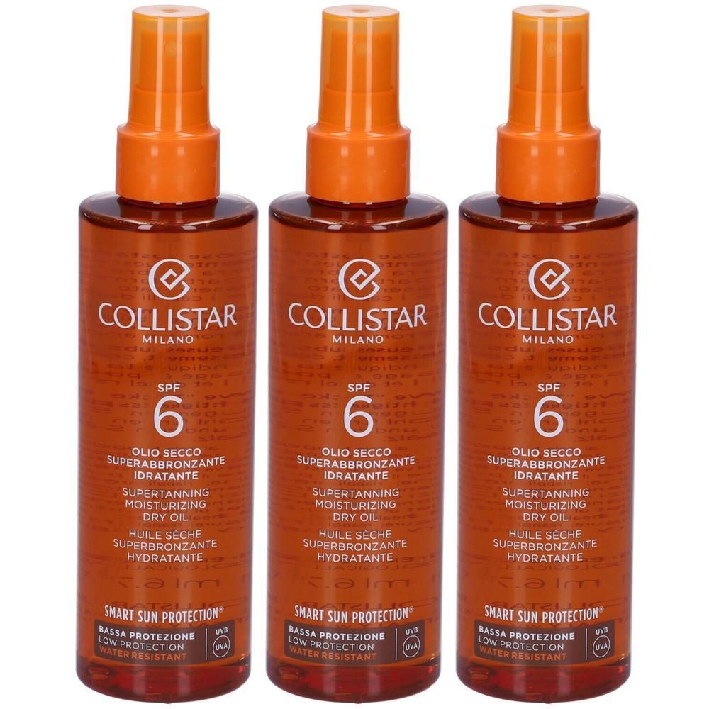 Collistar Olio Secco Superabbronzante Idratante SPF6 3x200 ml