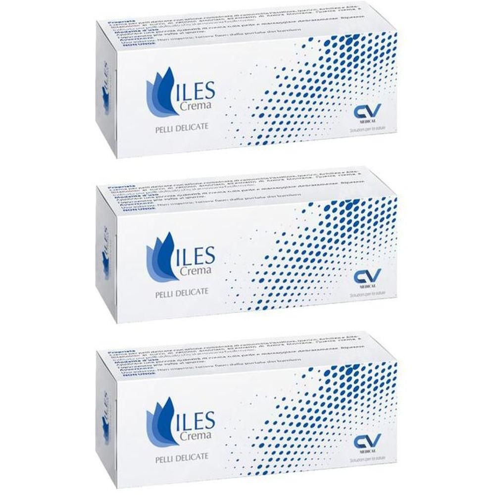 Iles Crema Dermatologica Viso 50 Ml 3x50 ml