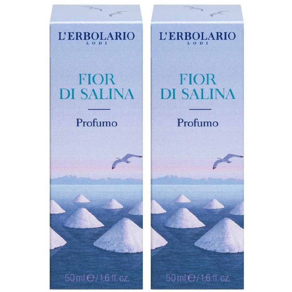 L`Erbolario Profumo Fior di Salina 2x50 ml Soluzione
