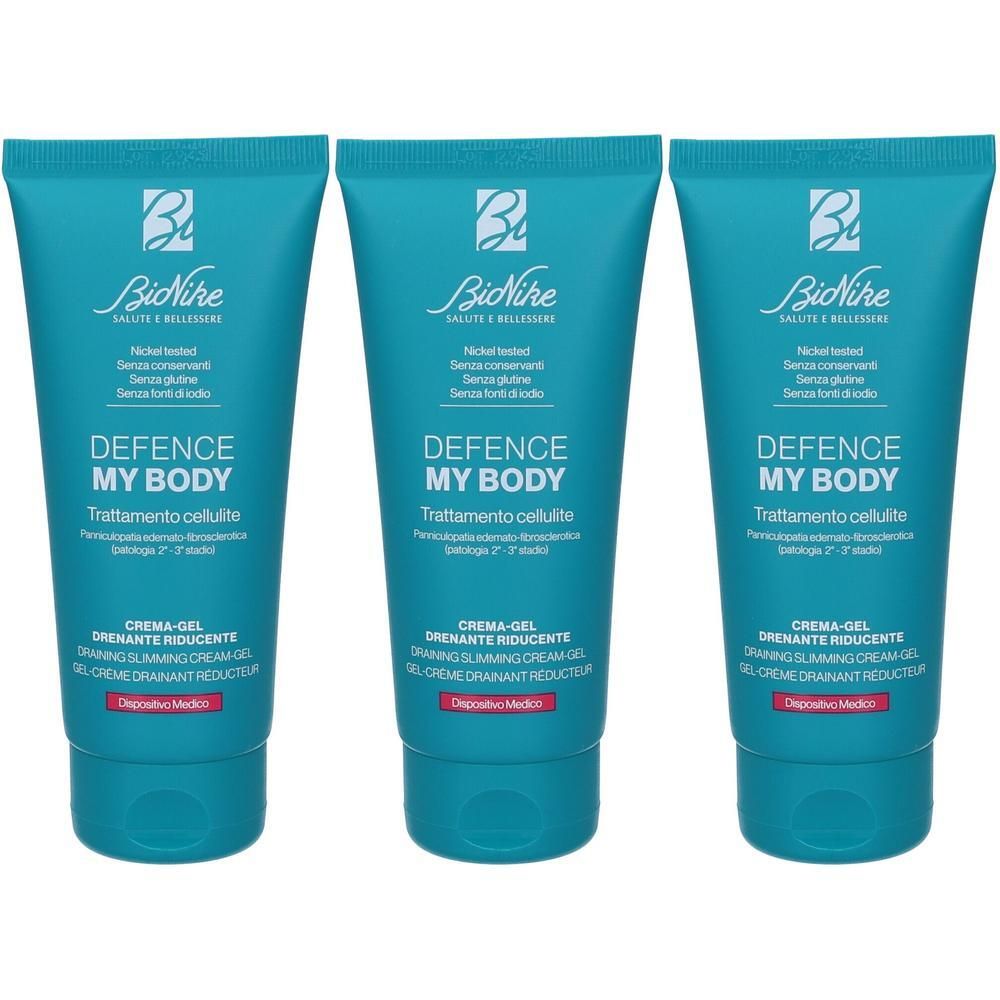 Bionike Defence My Body Trattamento Cellulite in Crema Gel 3x75 ml