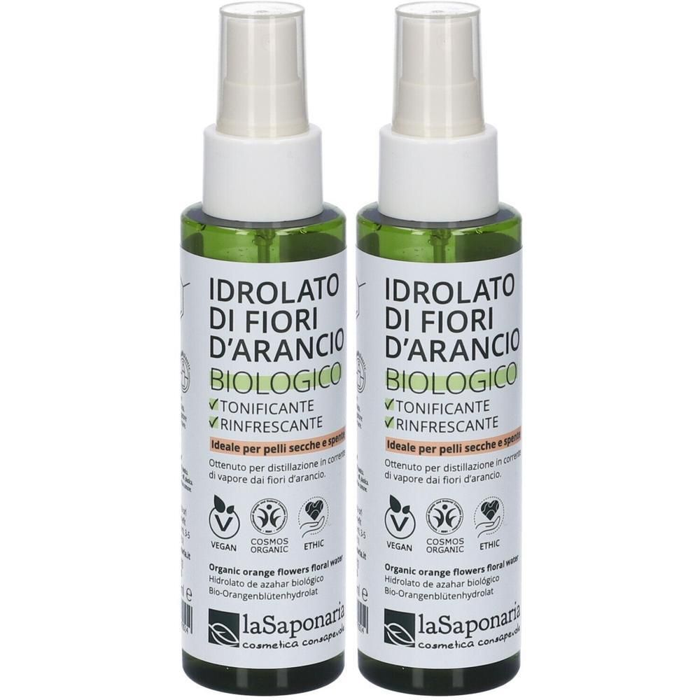 La Saponaria Idrolato di Fiori D´Arancio BIO 2x100 ml