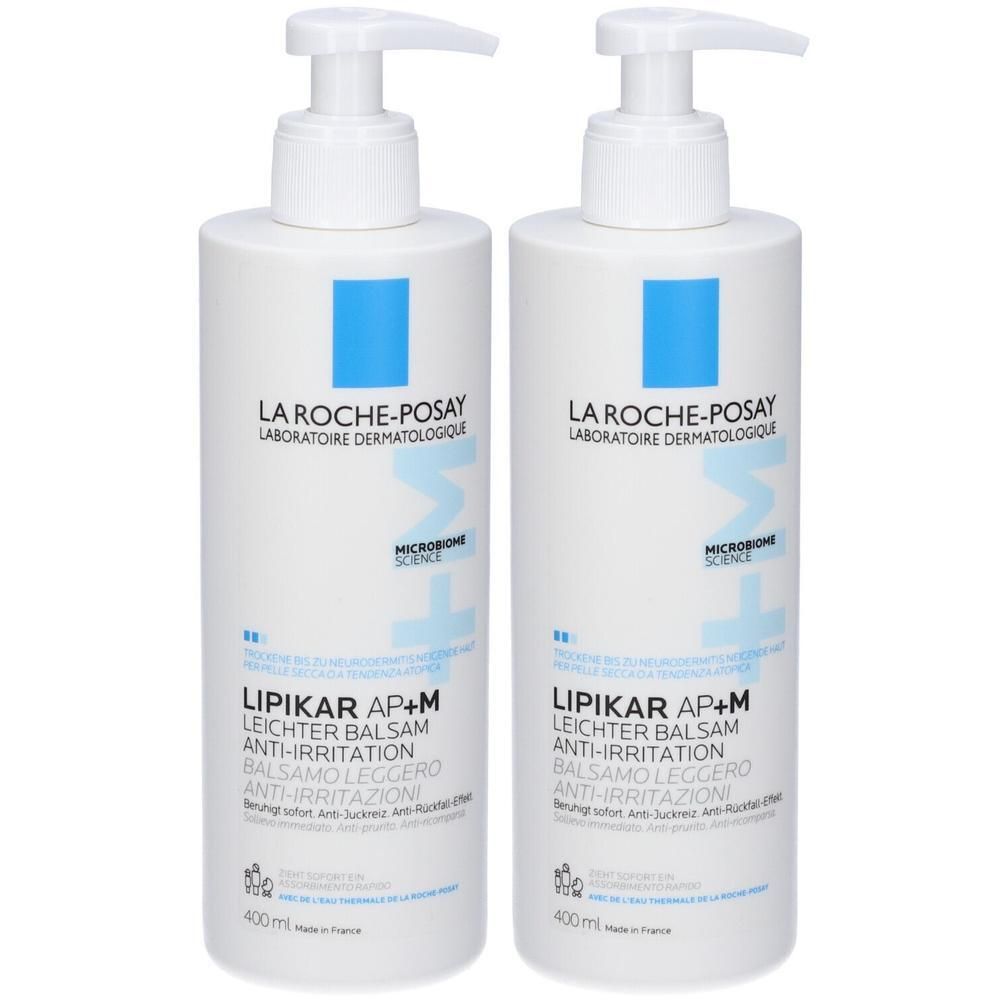 La Roche - Posay Lipikar AP+M Balsamo Leggero 400 ml 2x400