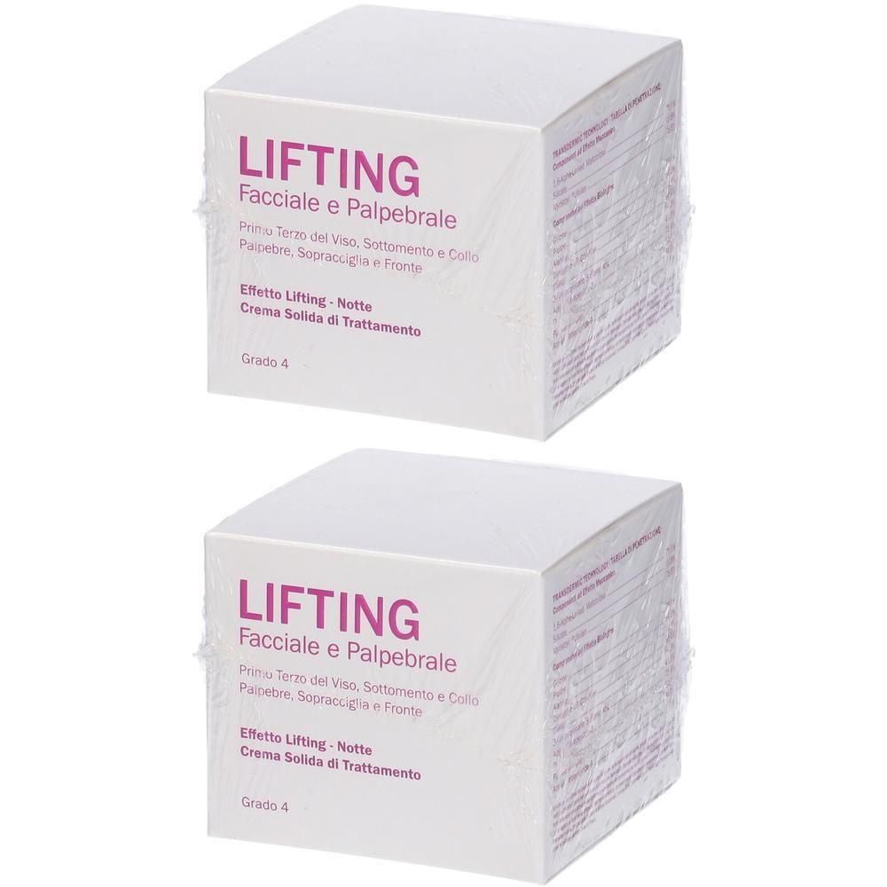 LABO Lifting Crema Solida Notte Facciale e Palpebrale Grado 4 2x50 ml