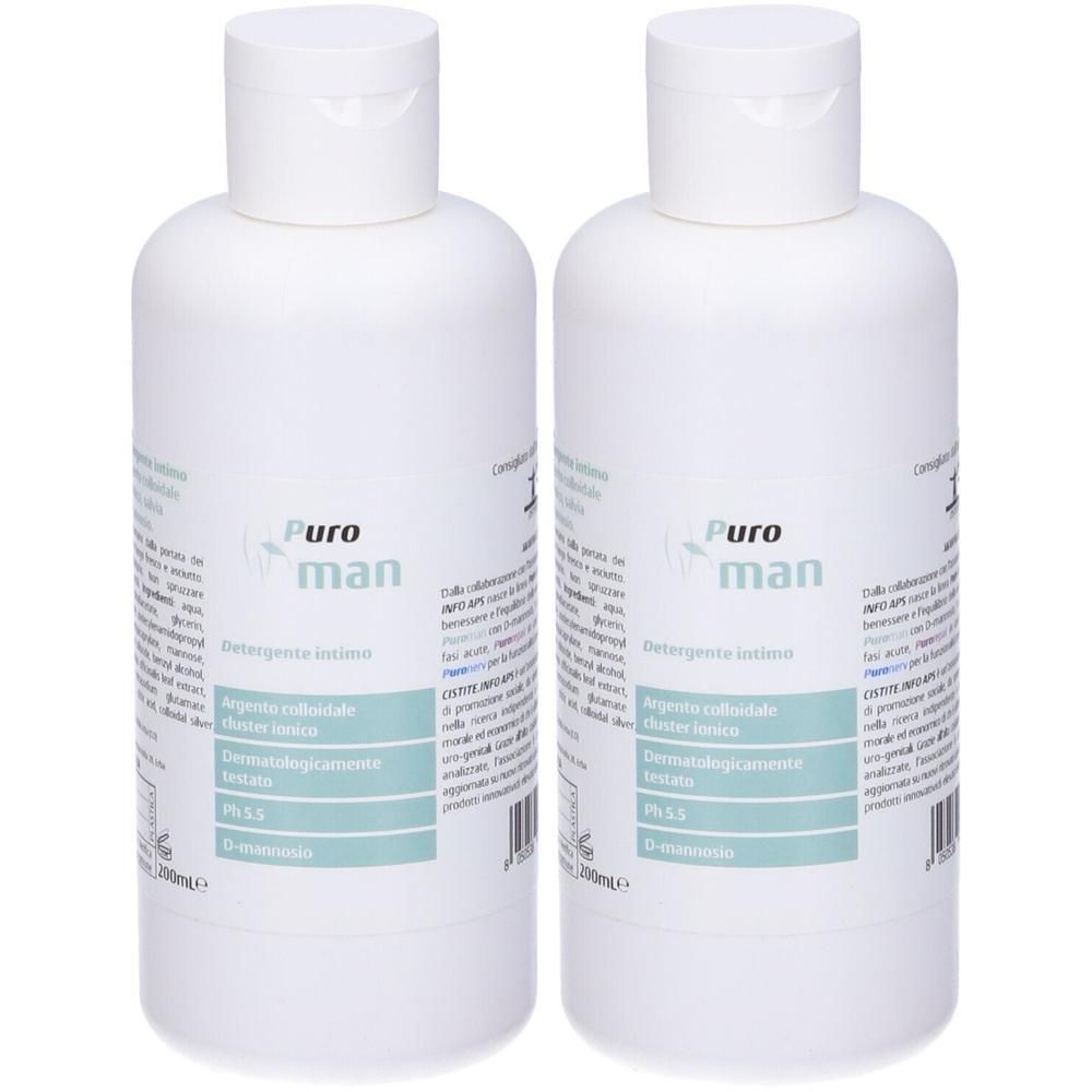 Puroman Detergente 2x200 ml Soluzione