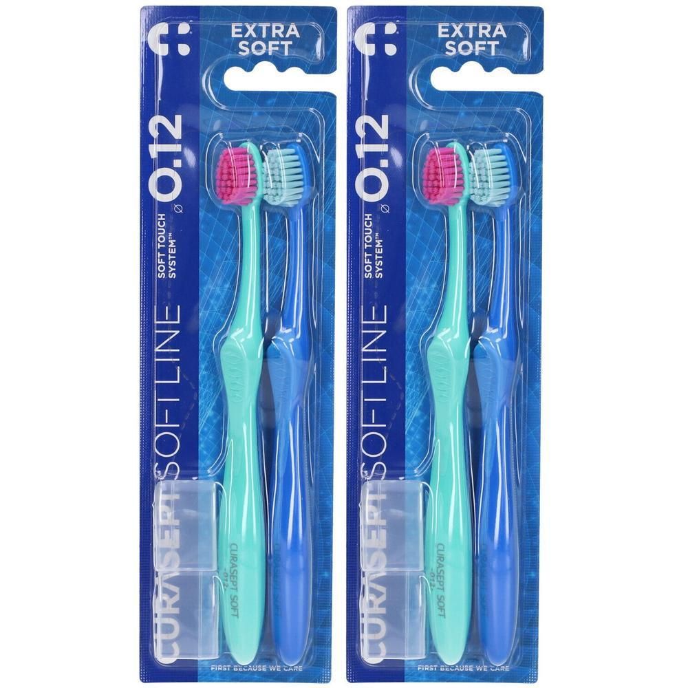 Curasept Spazzolino Extra Soft 2x2 St