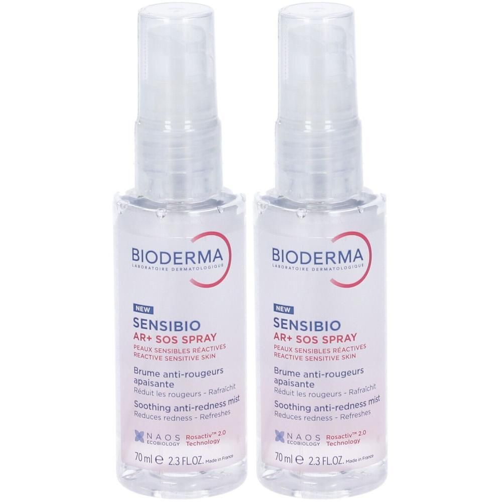 Bioderma Sensibio AR+ SOS Spray Lenitivo Anti-Rossore 2x70 ml
