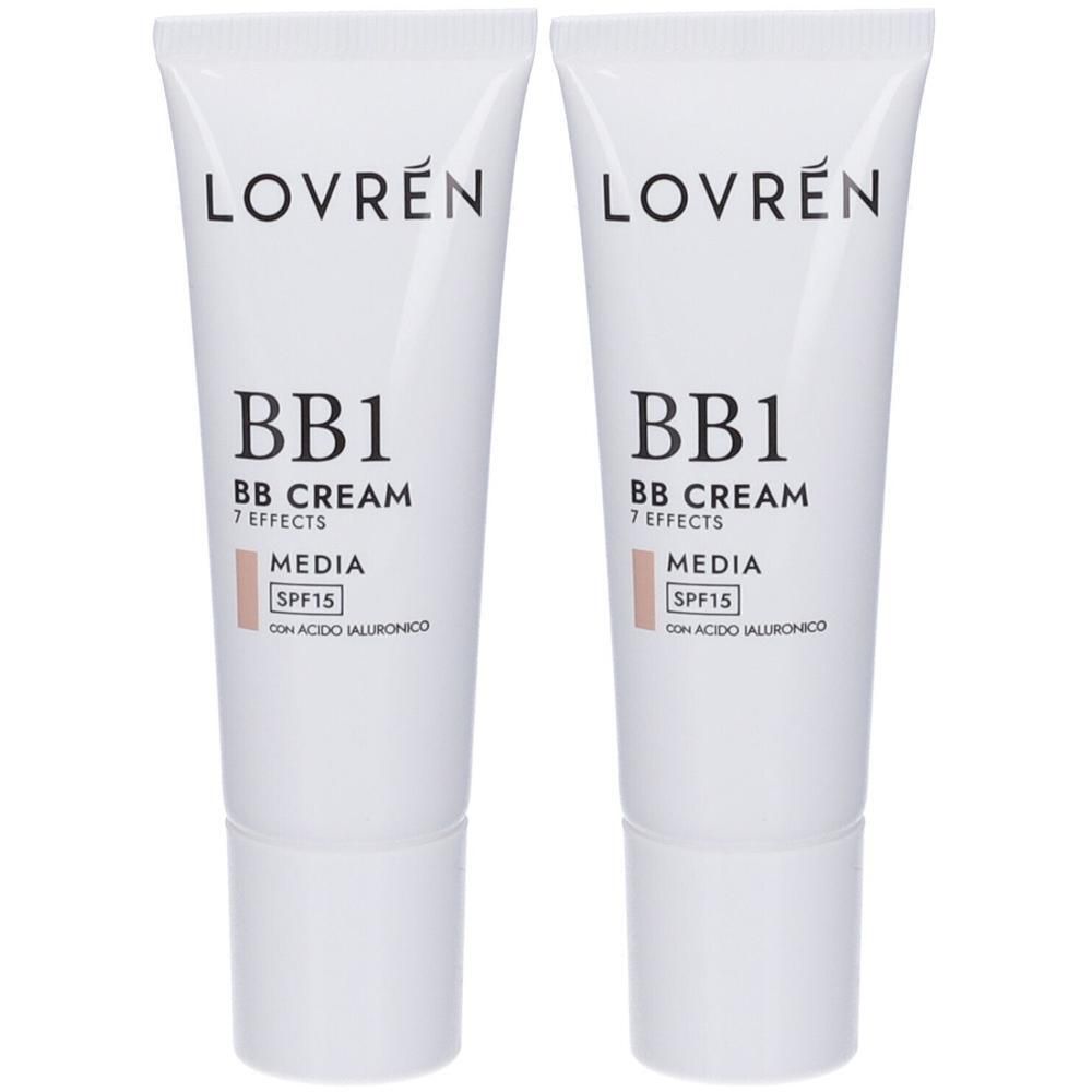 Lovren Crema Colorata 7 Effetti Viso Decollete Colore BB1 Media 2x25 m