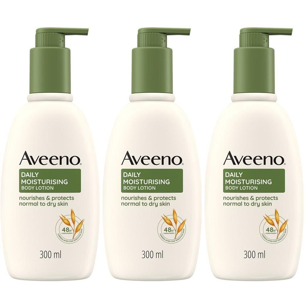 Aveeno Daily Moisturising Crema Idratante Corpo 300 ml 3x300