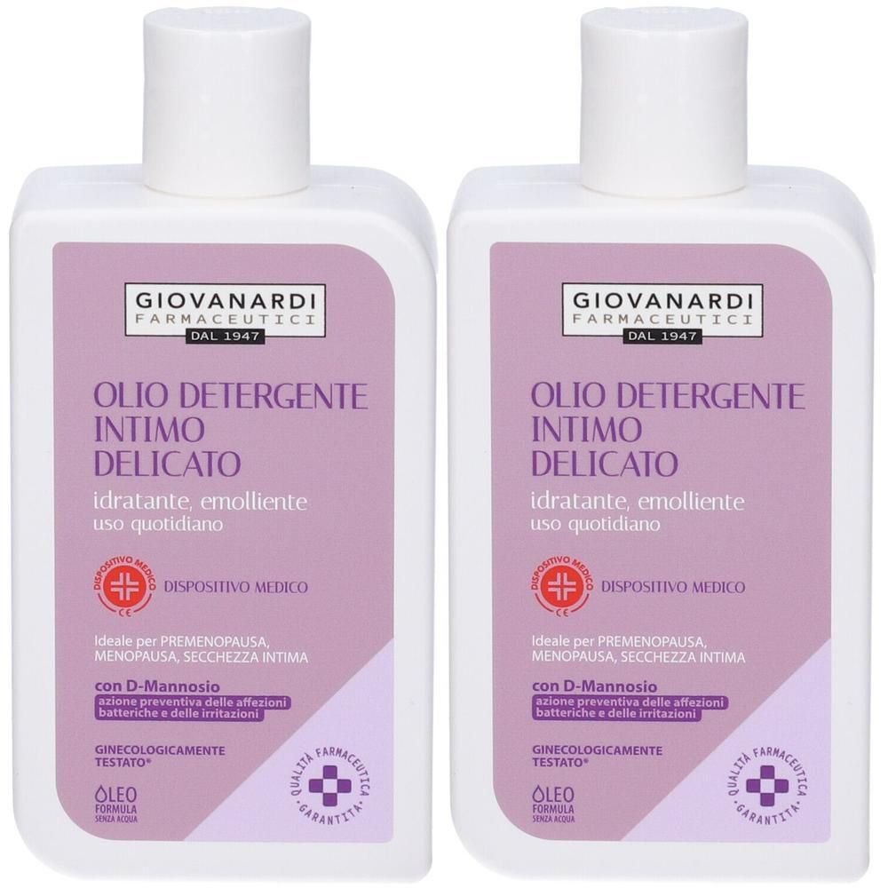 Giovanardi Farmaceutici Olio Detergente Intimo Delicato 2x250 ml