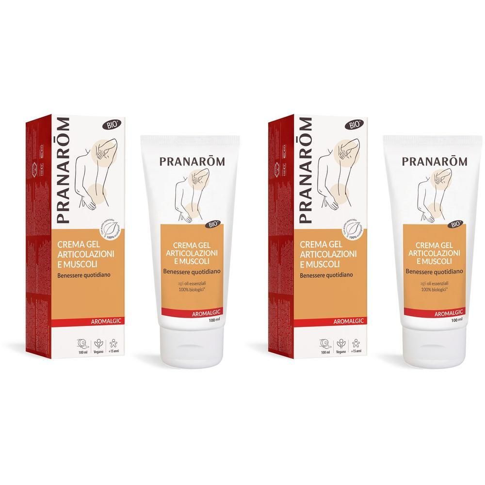 Pranarom Aromalgic Gel Crema Articolazioni e Muscoli 2x100 ml