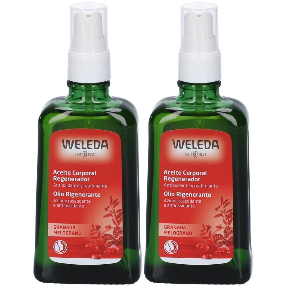 WELEDA Olio Rigenerante Melograno 2x100 ml