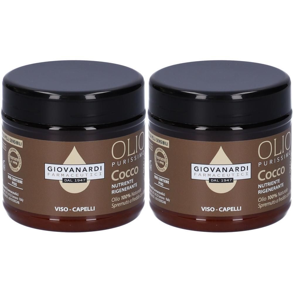 Giovanardi Farmaceutici Olio Purissimo di Cocco 2x200 ml