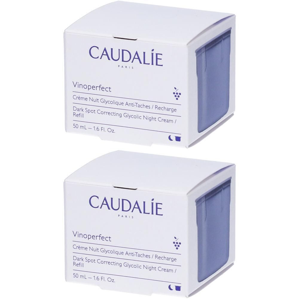 Caudalie Vinoperfect Crema Notte / Ricarica 2x50 ml