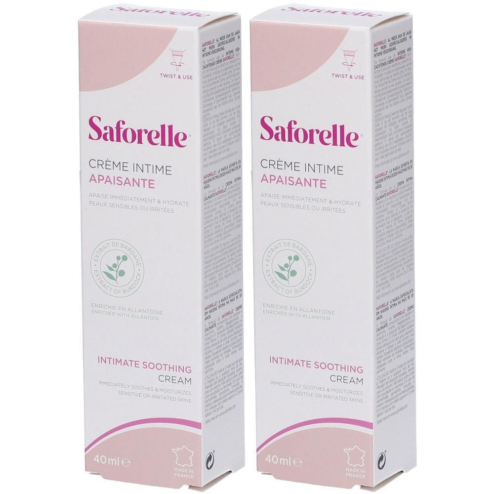 Boiron® Saforelle Crema Lenitiva Intima 2x40 ml