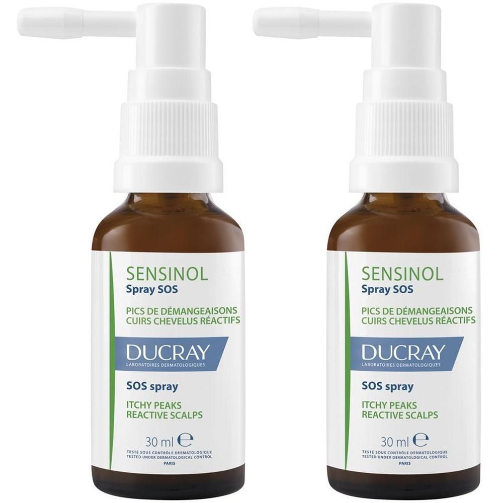 Ducray Sensinol Spray SOS 30ml - Lenitivo anti-prurito 2x30 ml