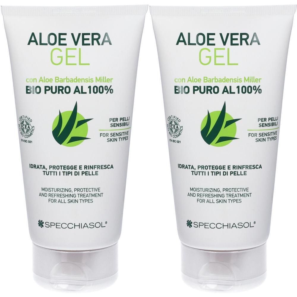 SPECCHIASOL Aloe Vera gel 2x150 ml Gel