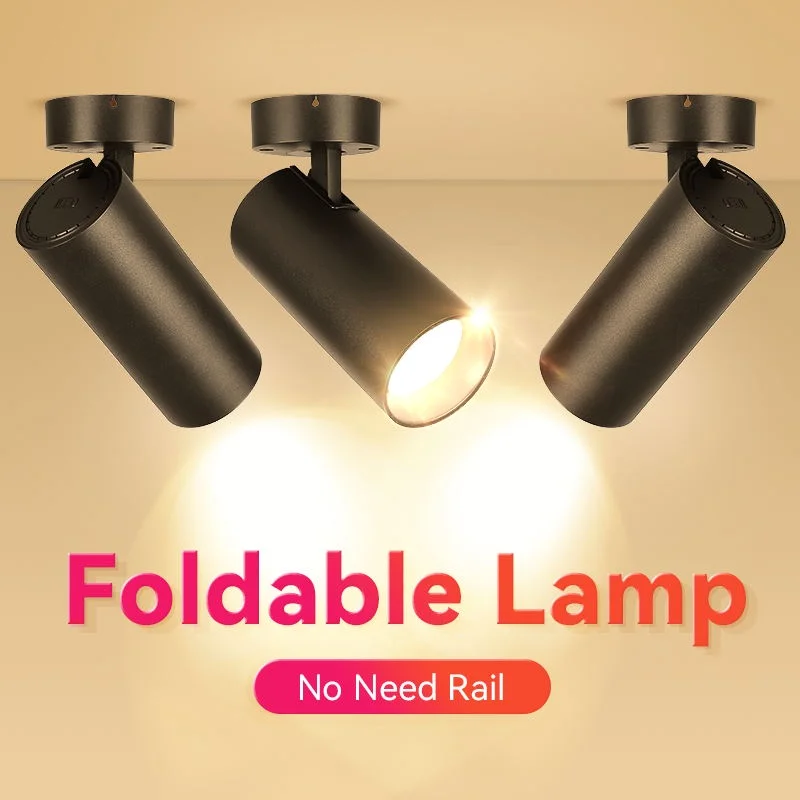 LED Strahler Faltbare Leuchte Foco Spot Innen Decke Kronleuchter Shop Straße Hause Wohnzimmer Dekor 220V Led Strahler
