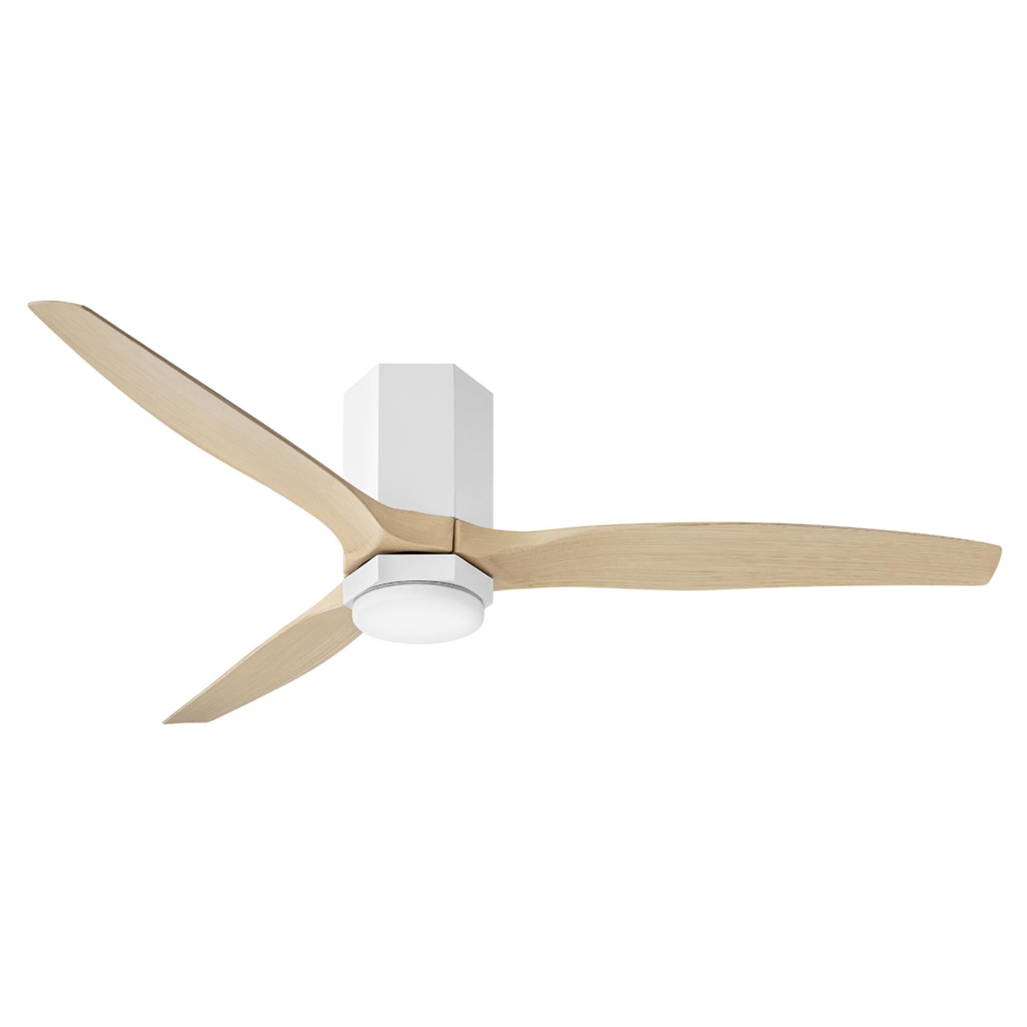 Hinkley Lighting Facet 52 Inch Ceiling Fan with Light Kit - 905852FMW-LDDK