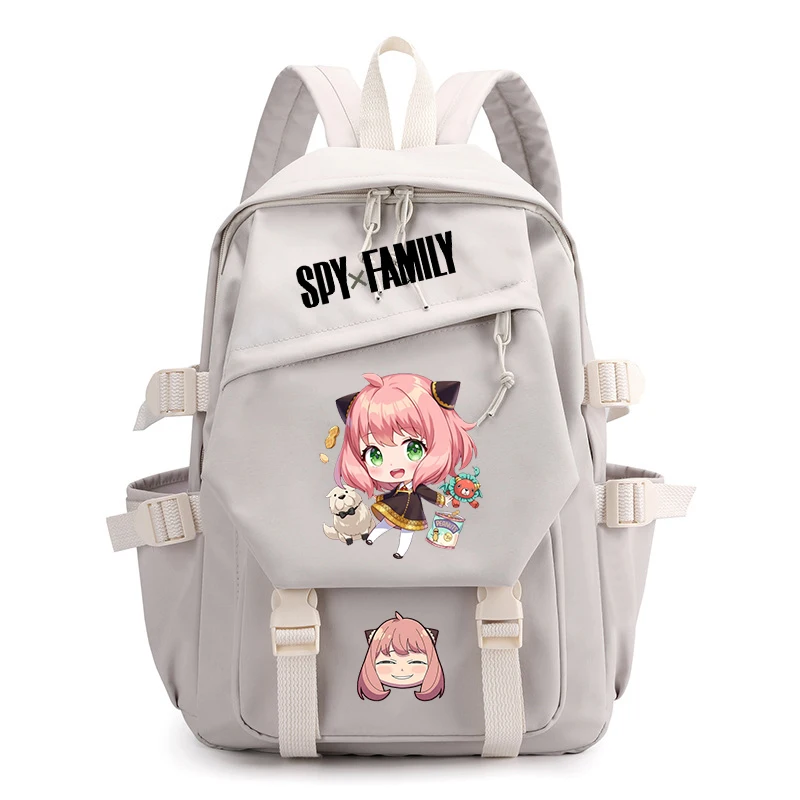 Sac à dos Anime Spy x Family pour étudiants, sac d'école en toile pour filles, sac d'école mignon Anya pour adolescents, sac à dos décontracté pour hommes et femmes, sac à dos pour ordinateur