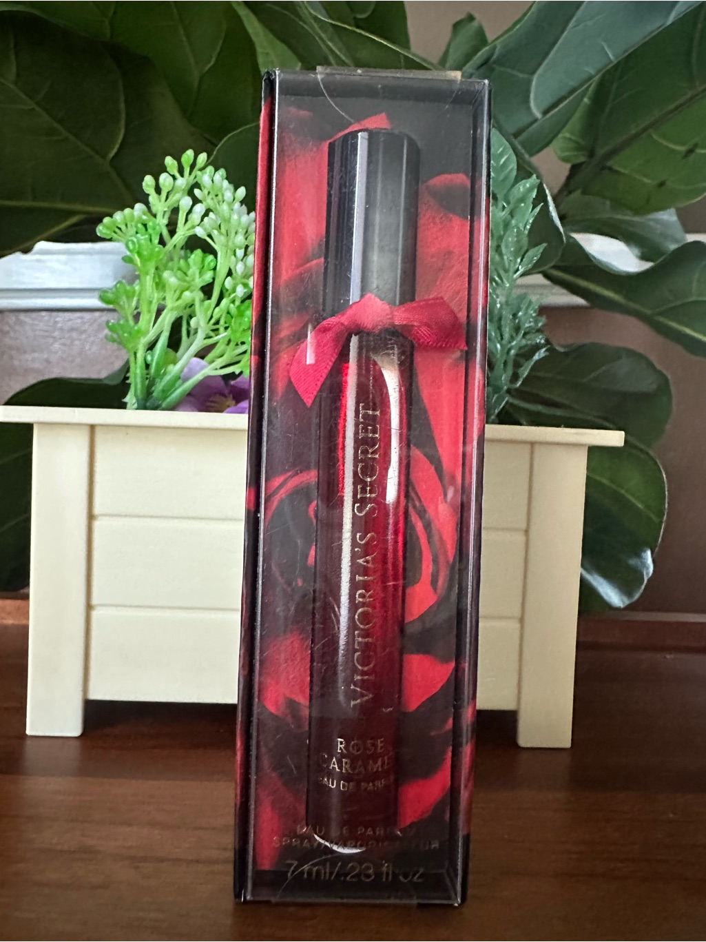 Victoria's Secret Other | Victoria's Secret Rose Caramel Eau De Parfum Perfume Edp Spray .23 Oz | Color: Black/Red | Size: Os