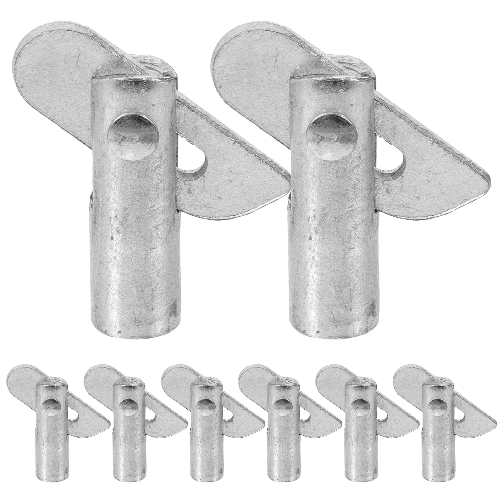 8 Stück Gerüst-Sicherungsstifte, verzinkt, 12 x 45 mm, feste Stifte, austauschbare professionelle kleine Gerüstenteile, Outdoor-Zubehör Image