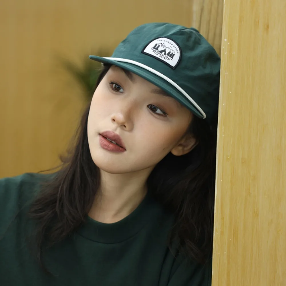 Unisex Casablanca Baseballkappe im Ins-Stil mit weichem Schirm und Druckknopf-Design – ideal für Hip-Hop-Enthusiasten Image