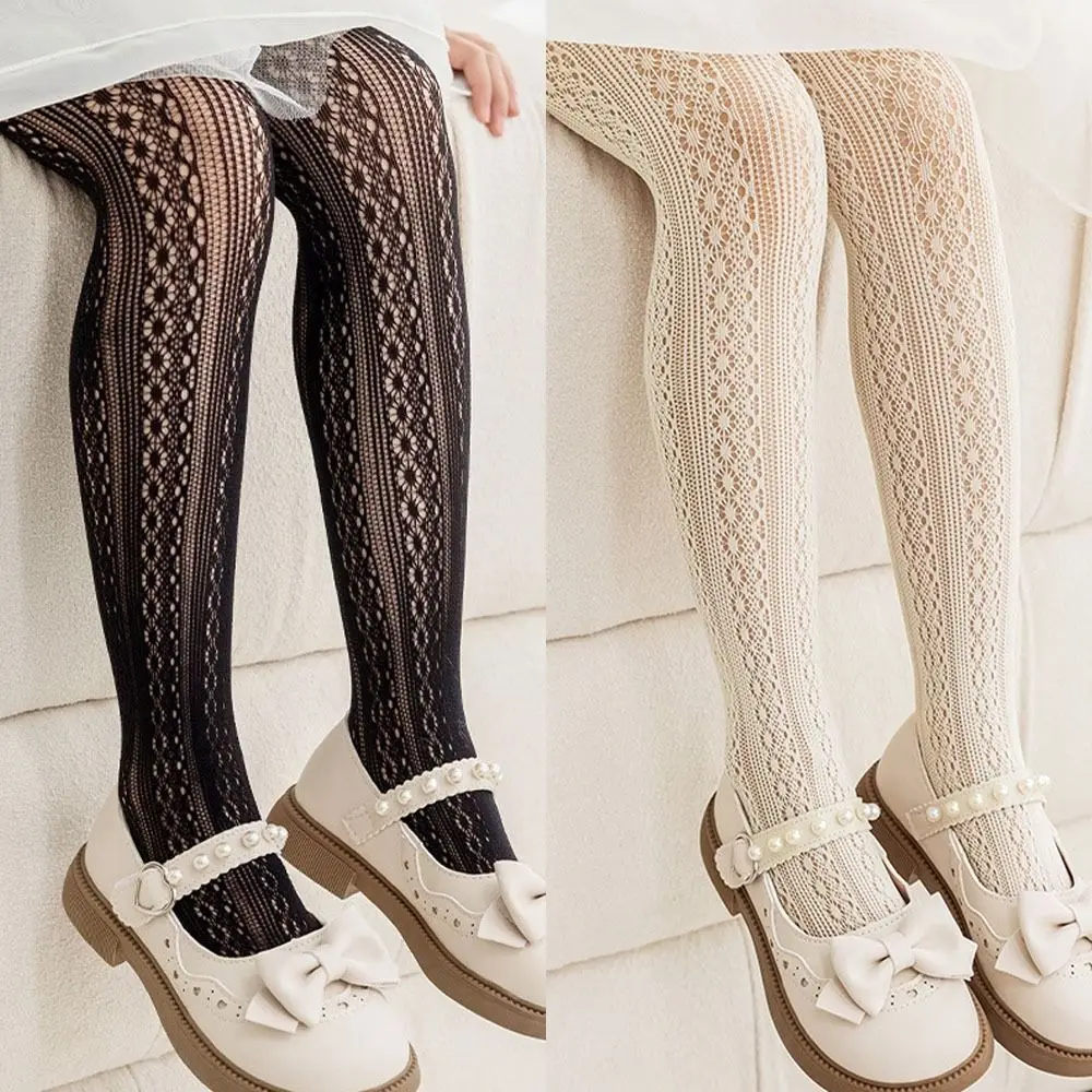 Nylon Mesh Strumpfhosen neue Mode Elastizität weiche Strumpfwaren Mädchen Geschenk Sommers ocken Kinder Image